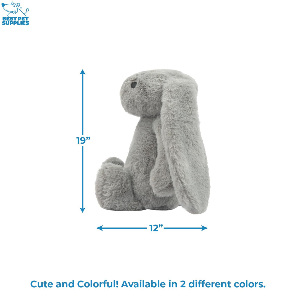 Best Pet Supplies jouet canard peluche grand, textures variées.