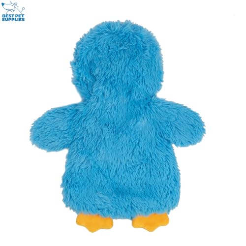 Best Pet Supplies: Peluche mordeur bleue, douceur au toucher, parfaite pour mordiller et câliner