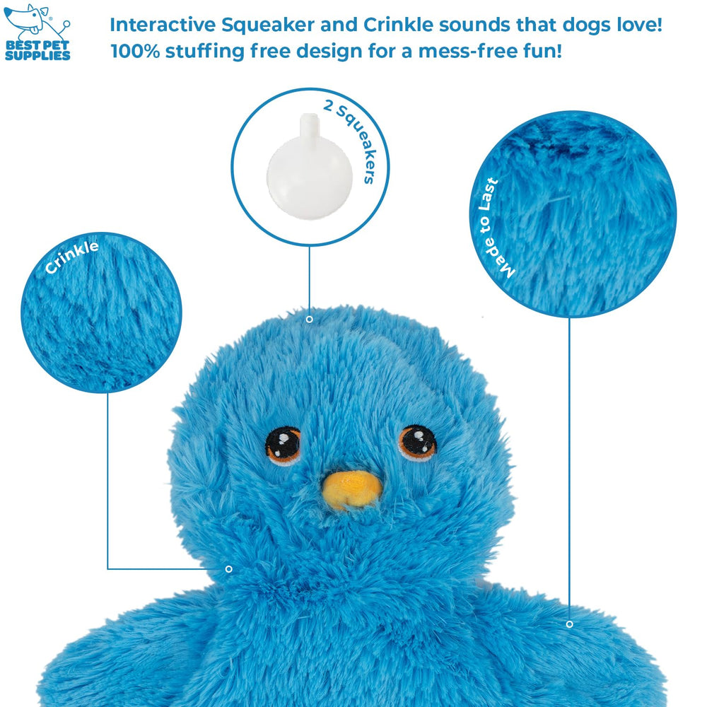 Best Pet Supplies: Jouet robuste bleu pour chiens actifs, idéal pour jeux de rapport et activités interactives.