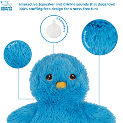 Best Pet Supplies: Jouet robuste bleu pour chiens actifs, idéal pour jeux de rapport et activités interactives.