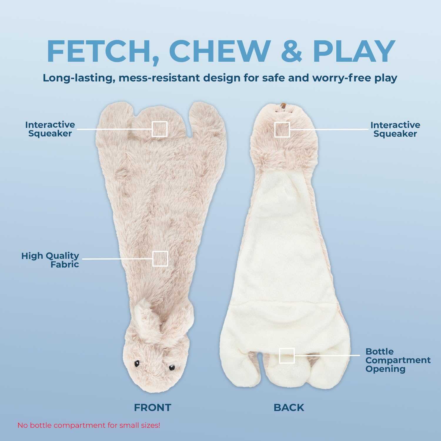 Lièvre petit Best Pet Supplies, jouet siffleur sûr pour chiens de toutes tailles