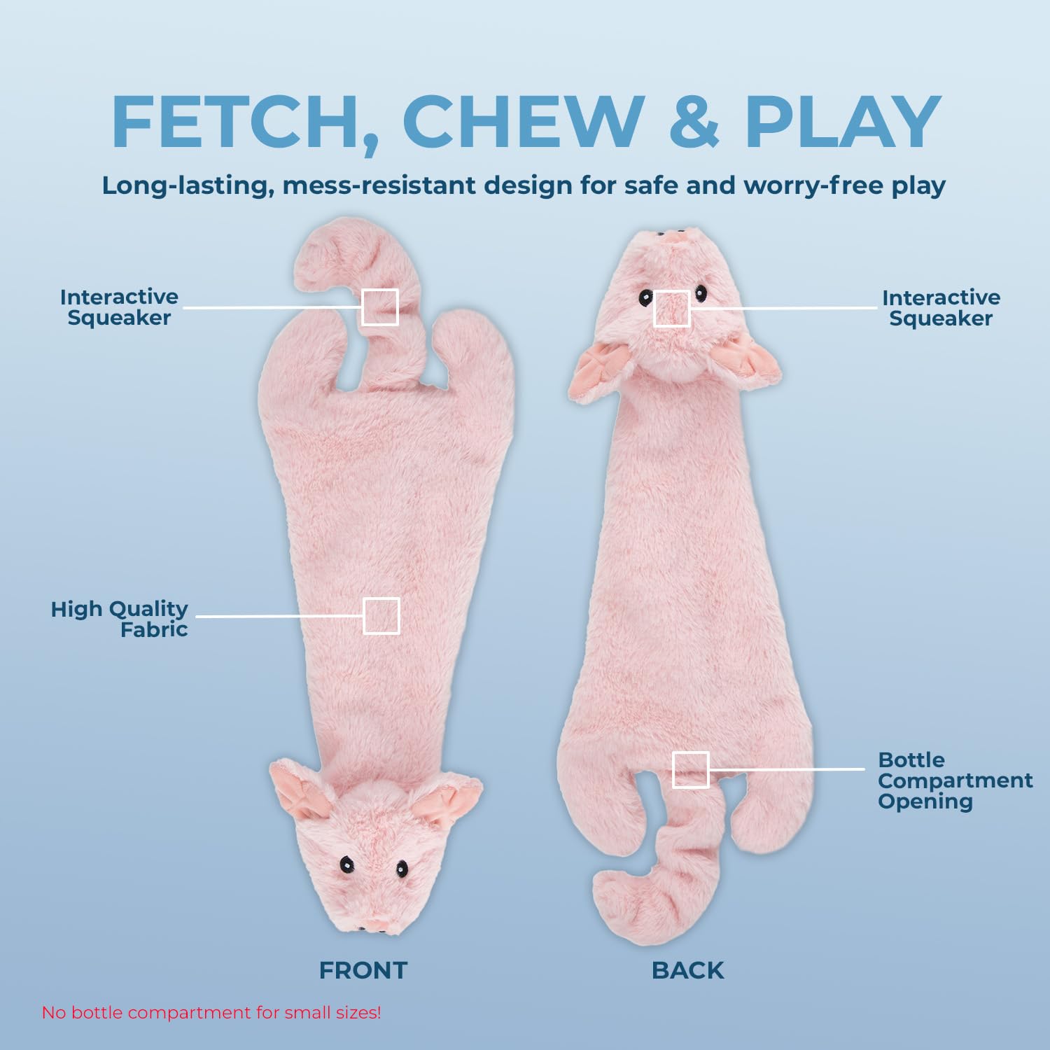 Best Pet Supplies – jouet à couinement raton-laveur, design divertissant et durable
