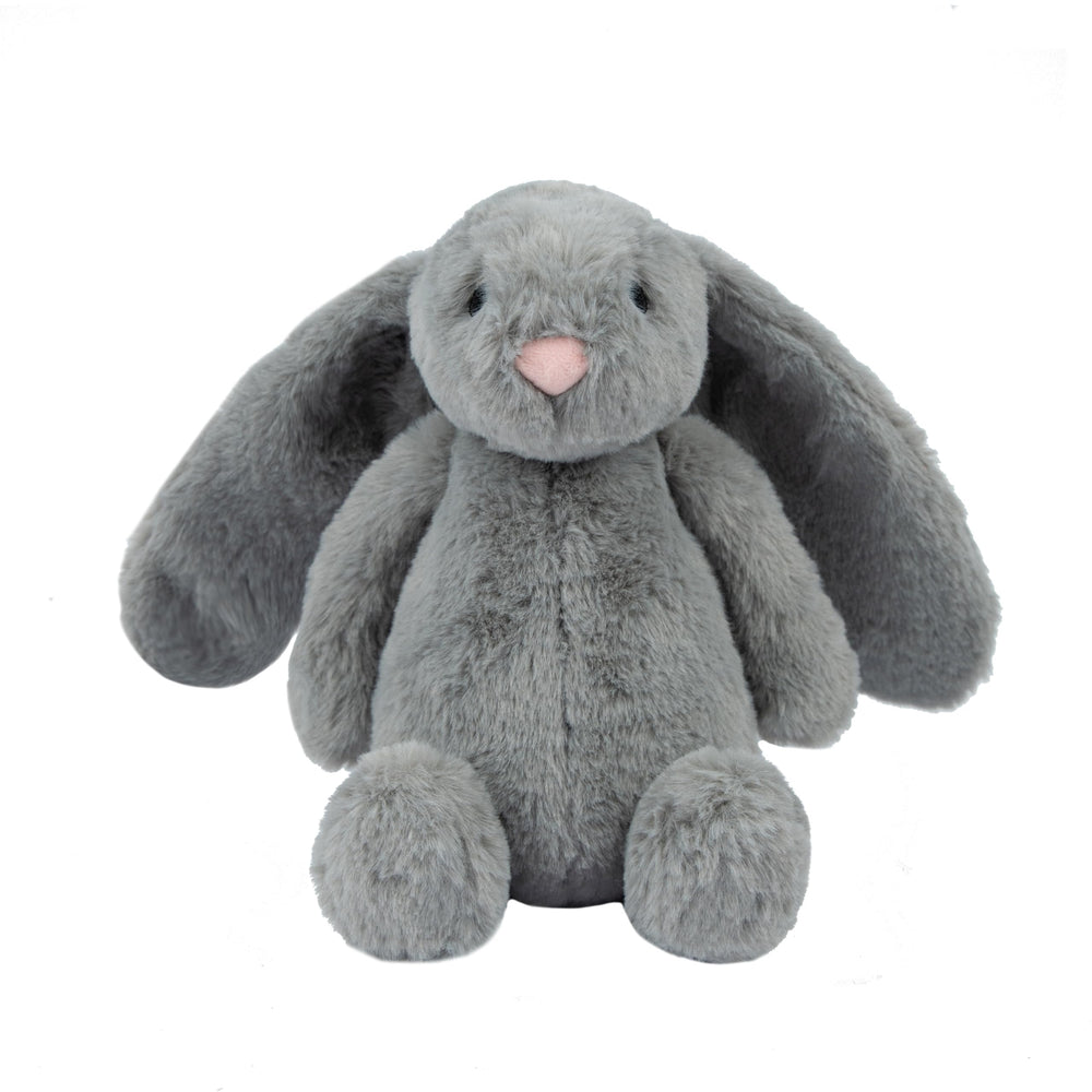 Best Pet Supplies lapin gris grand, jouet peluche pour chien favorisant le jeu et le calme.