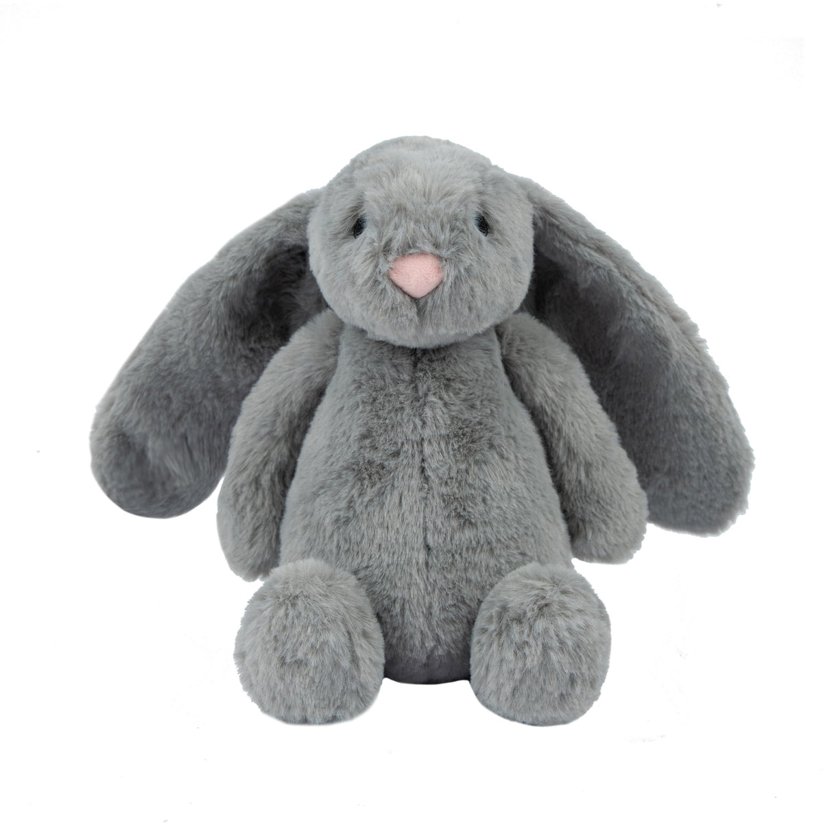 Best Pet Supplies lapin gris grand, jouet peluche pour chien favorisant le jeu et le calme.