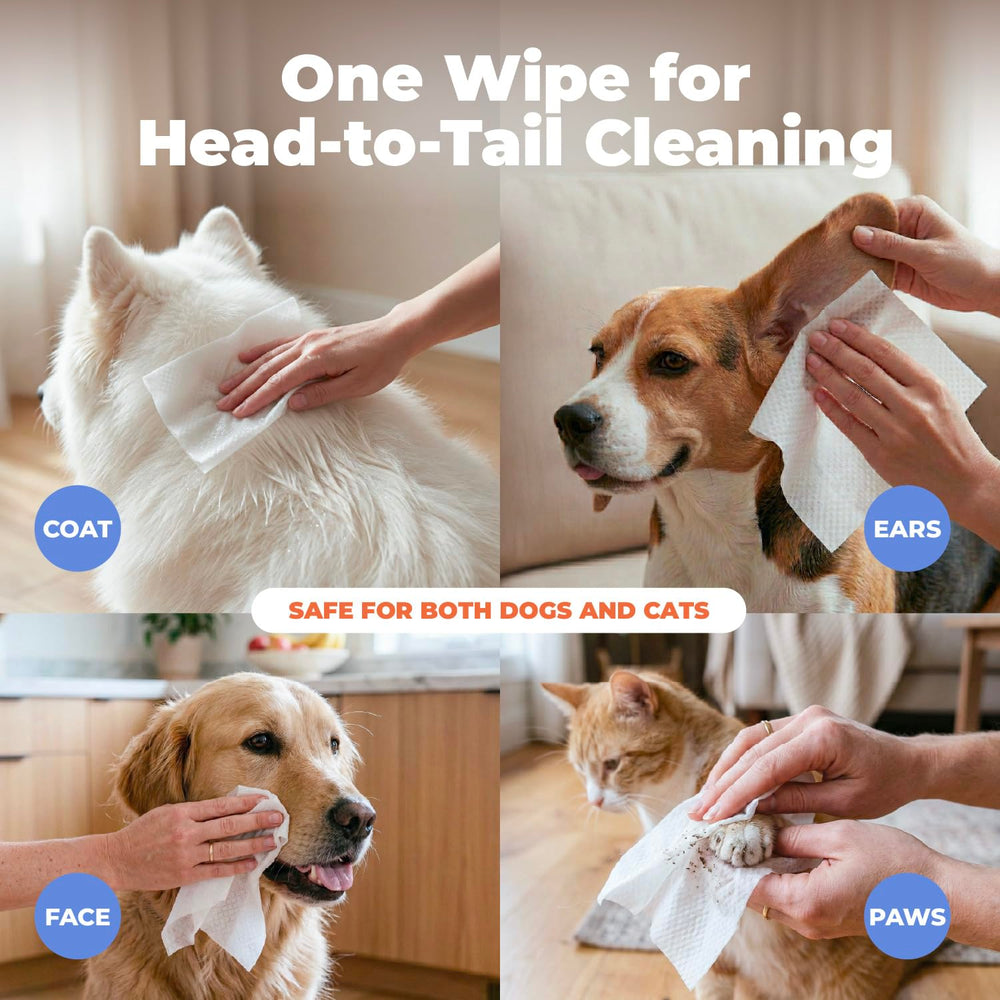 Best Pet Supplies lingettes pour pattes, nettoyage rapide après balade.
