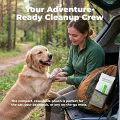 Best Pet Supplies lingettes visage et oreilles pour chiens et chats.
