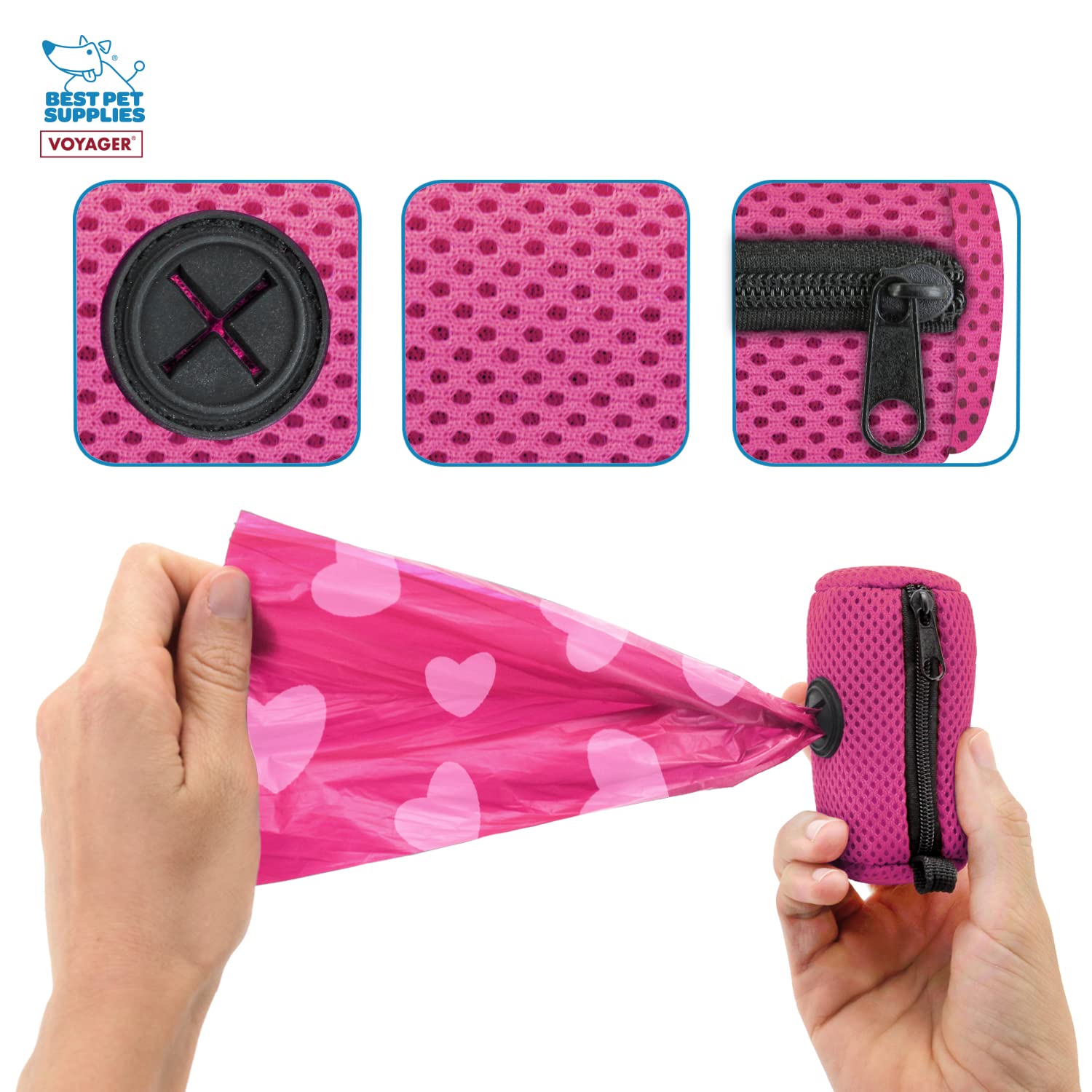 Maille douce et durable Best Pet Supplies protège les sacs lors des trajets.