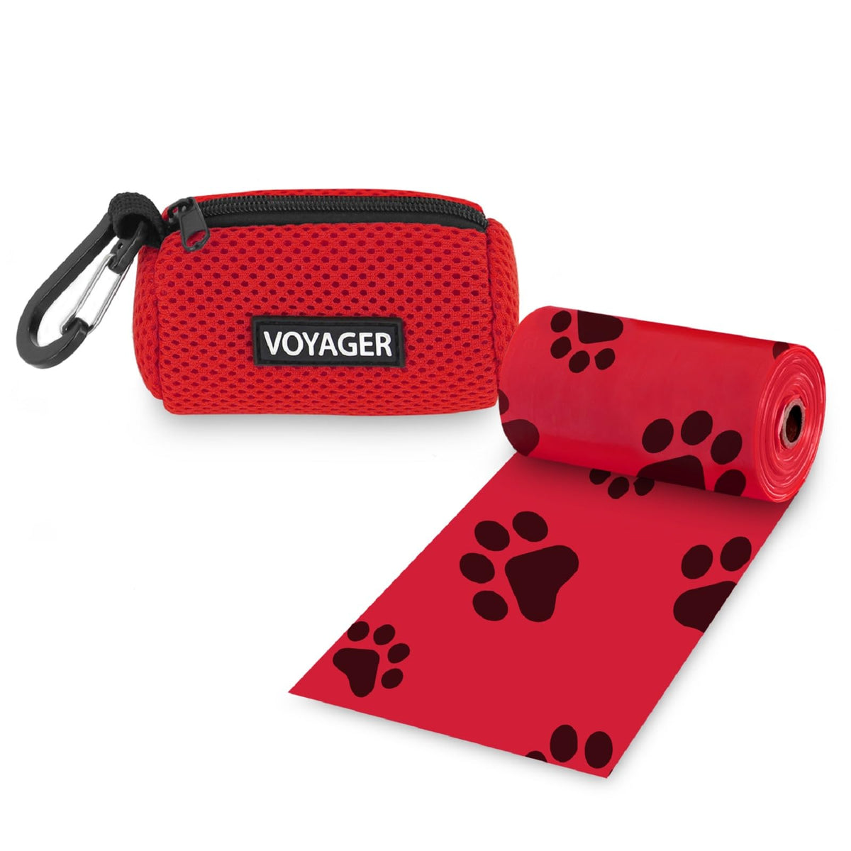 Best Pet Supplies porte-sacs chien, attache-laisse pratique pour promenade