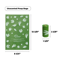 Best Pet Supplies vert avec ouverture perforée rapide.