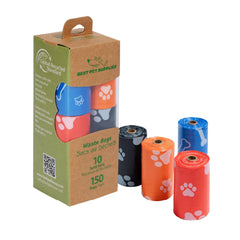 Best Pet Supplies sacs-crottes chien-rouleau pour balades propres et pratiques