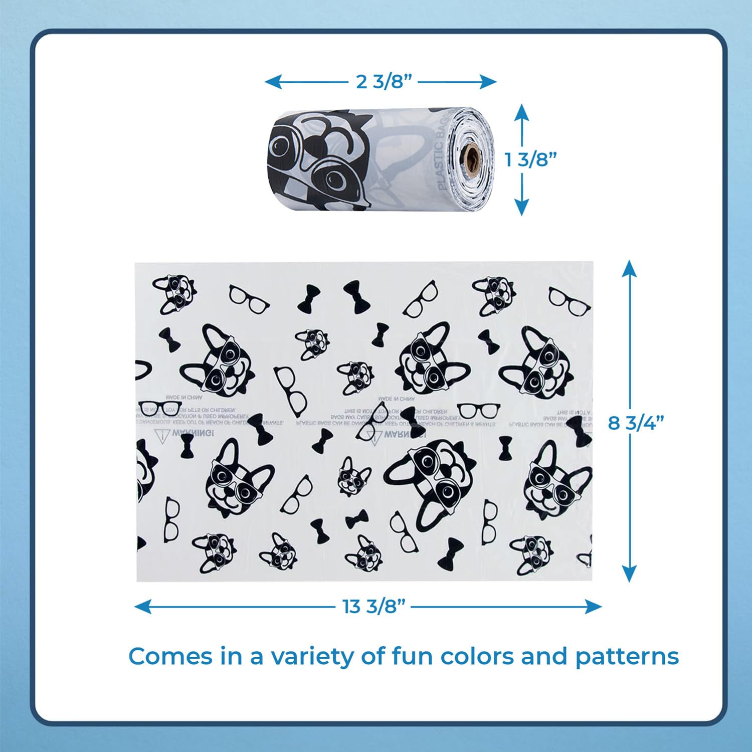 Best Pet Supplies sacs-crottes-etanches-resistants emballage robuste pour l'extérieur.