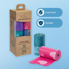 Best Pet Supplies sacs déjections épais et durables pour contenir les déjections