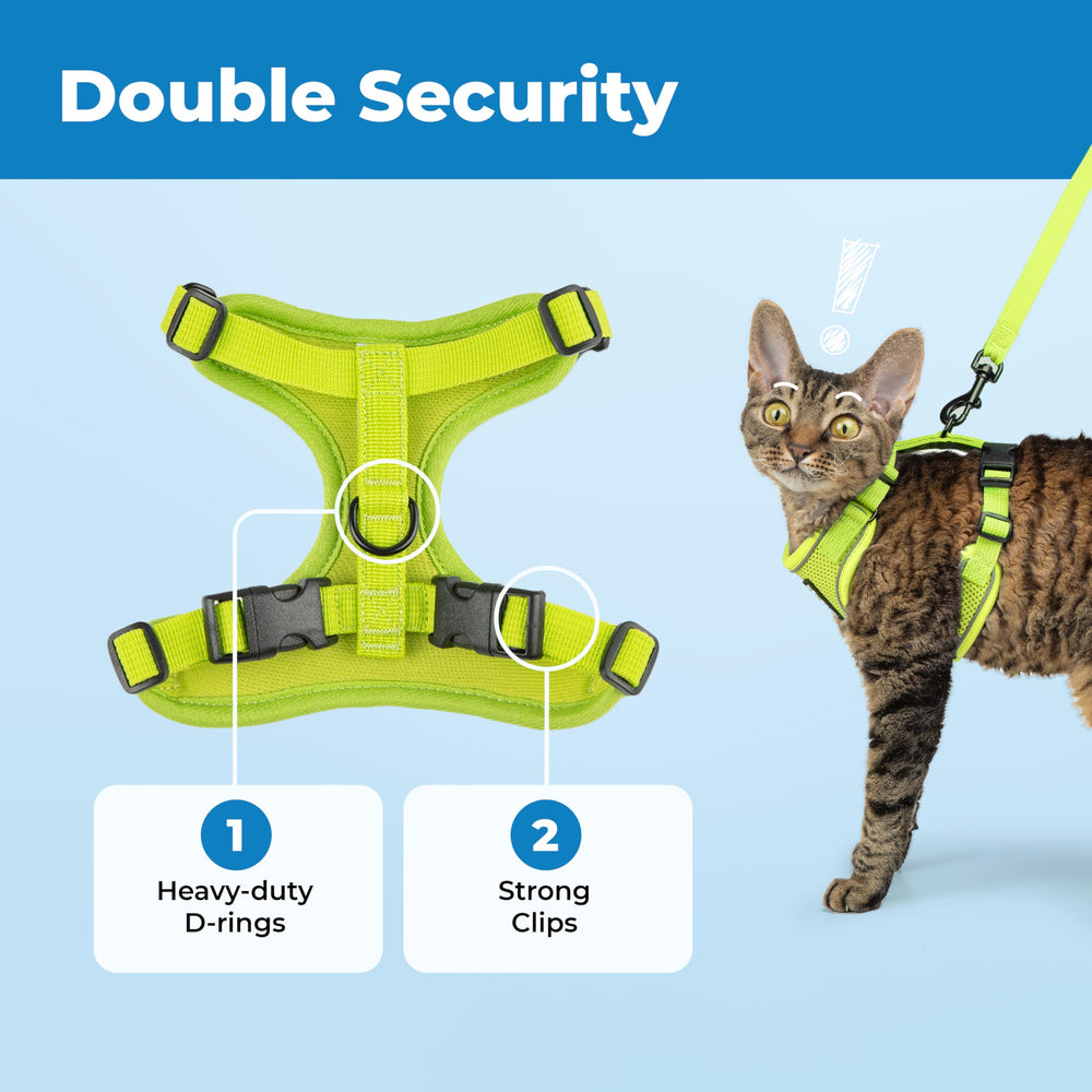 Harnais entièrement ajustable Voyager Best Pet Supplies pour un ajustement sûr
