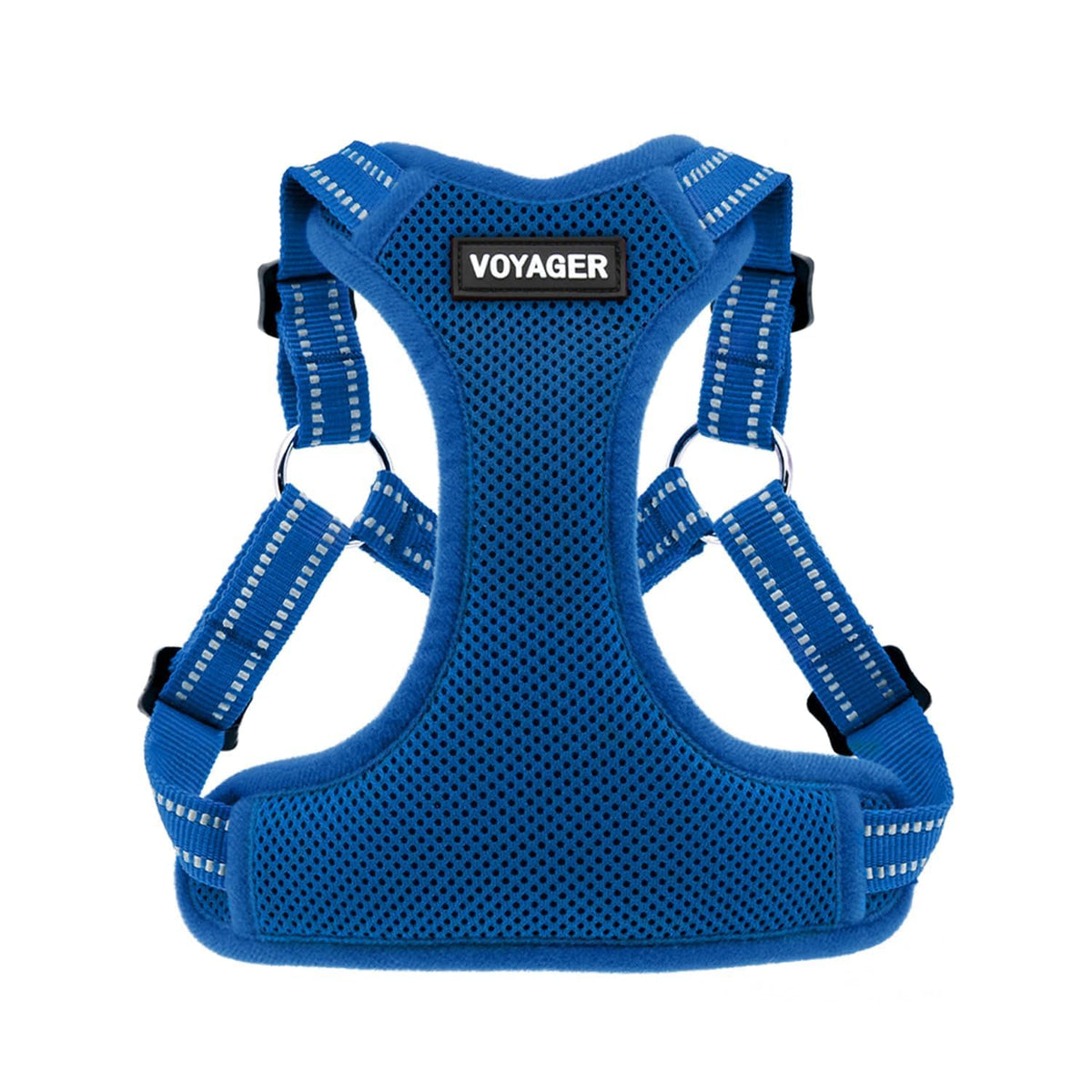 Best Pet Supplies Voyager harnais à enfiler par devant, maille bleue royal pratique et confortable