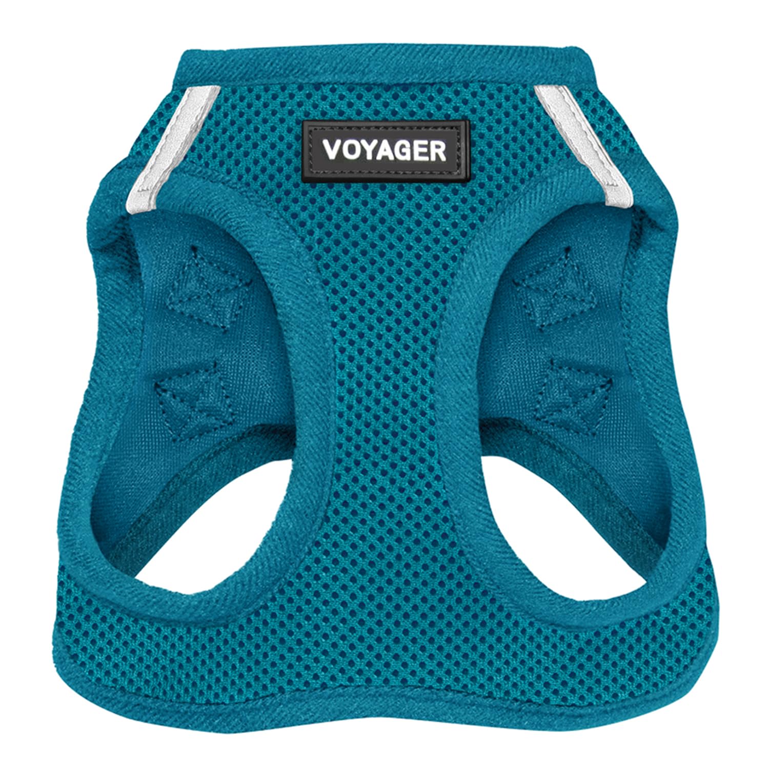 Best Pet Supplies Voyager harnais en turquoise, enfiler rapide pour chiens et chats.