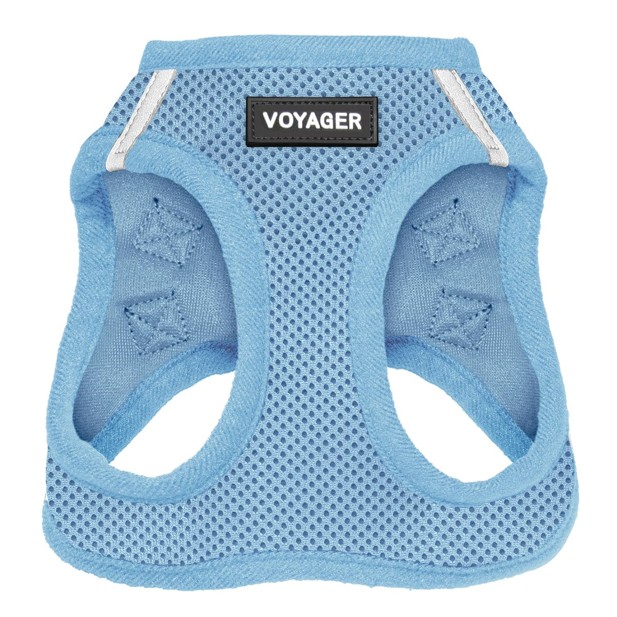 Best Pet Supplies Voyager harnais bleu bébé, vue avant, confort léger