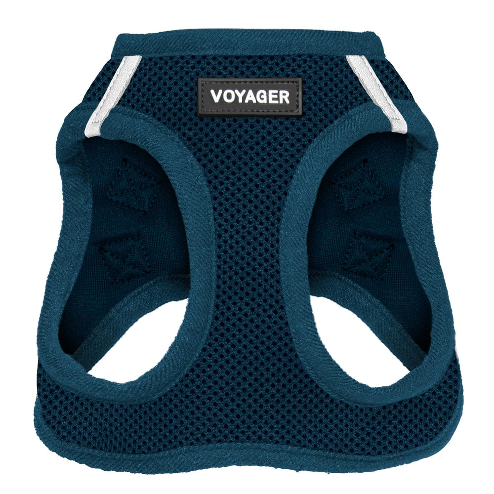 Best Pet Supplies Voyager Harnais à enfiler Air Mesh bleu pour confort et ventilation
