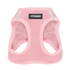Harnais Voyager Best Pet Supplies rose XS, facile à enfiler, idéal pour petites tailles.