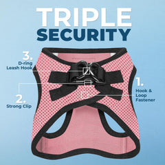 Harnais Voyager Best Pet Supplies avec maille aeree pour un confort estival.