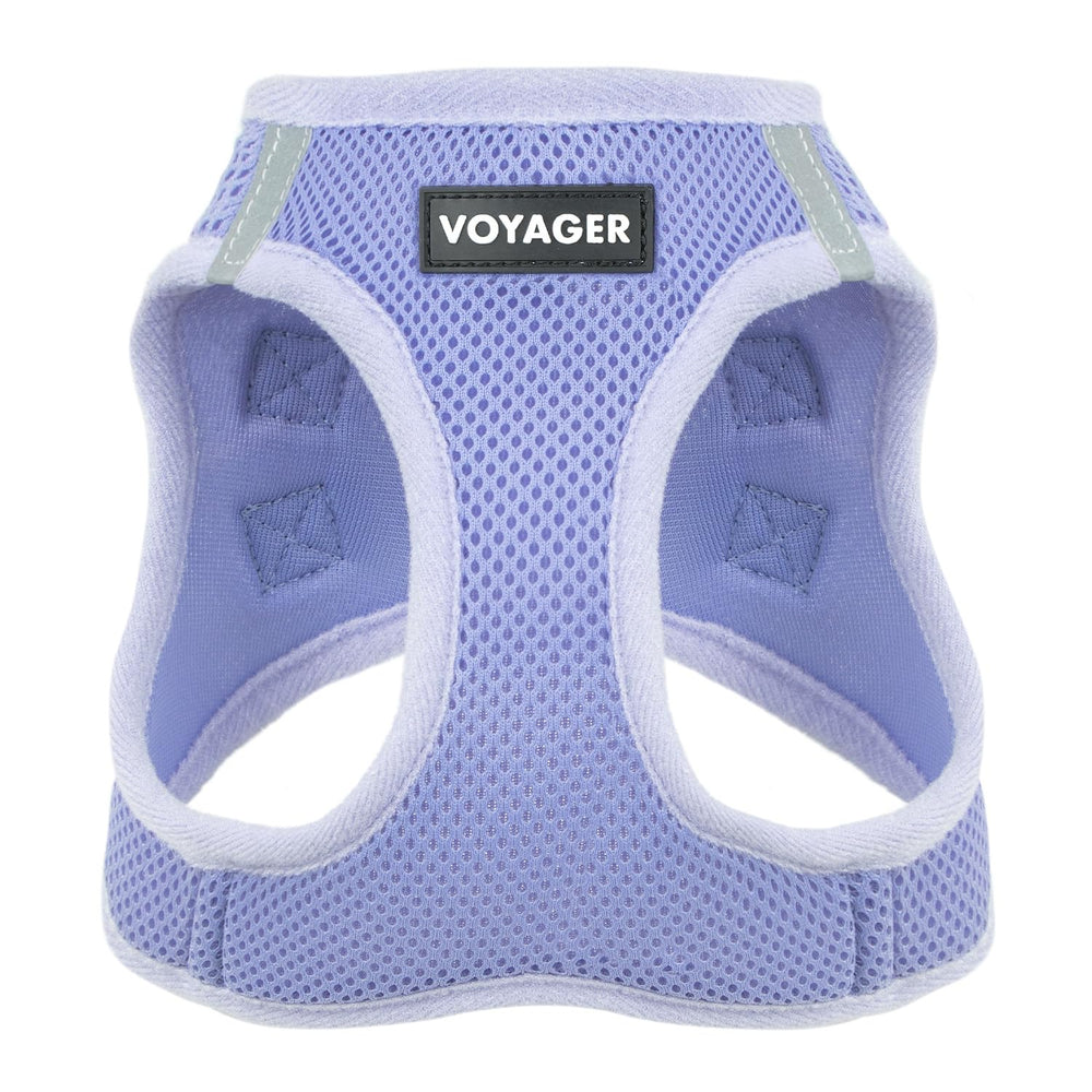 Voyager Harnais Best Pet Supplies lavande, vue avant, confort et ajustement facile.