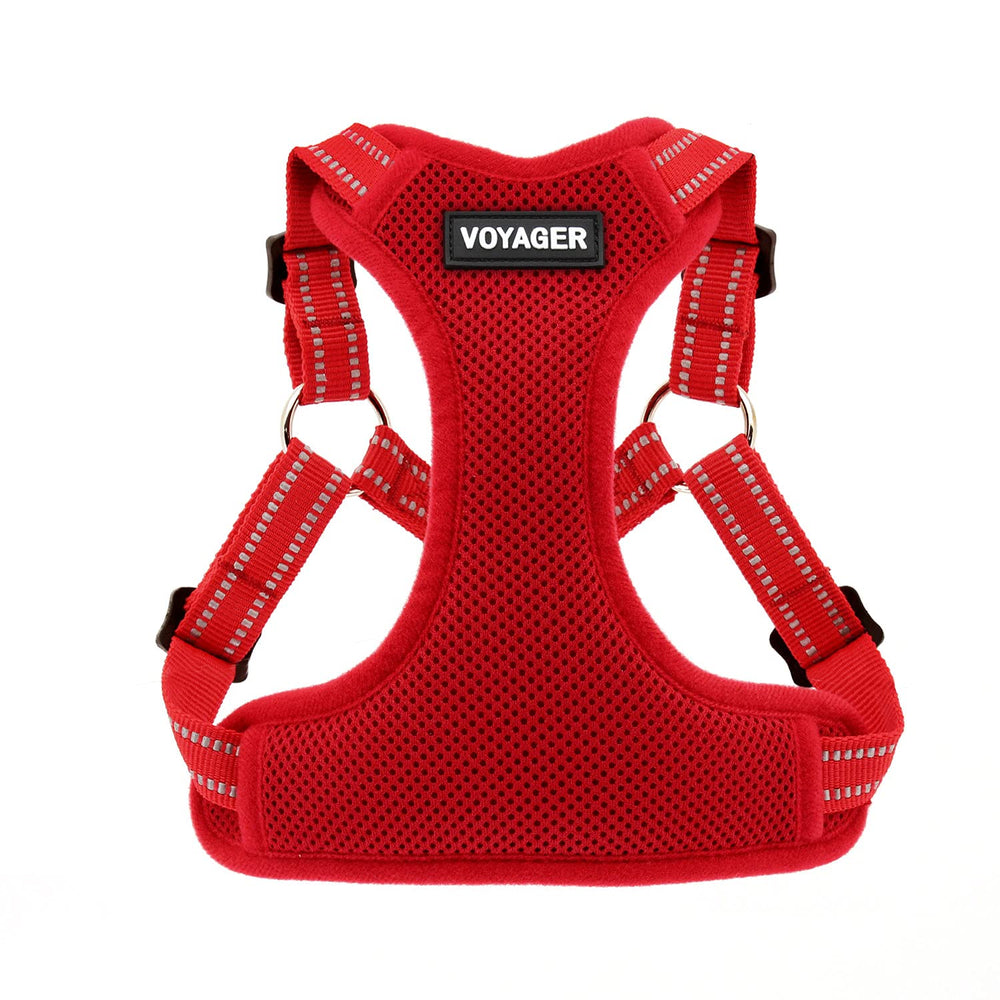 Best Pet Supplies Voyager harnais step-in en maille respirante pour balades confortables.
