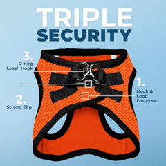 Best Pet Supplies Voyager Step-in Air Harnais: vue dos, attache sécurisée et pratique