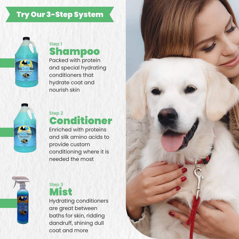 Formule sans savon de Best Shot Ultra Dirty Wash respectant la peau animale.