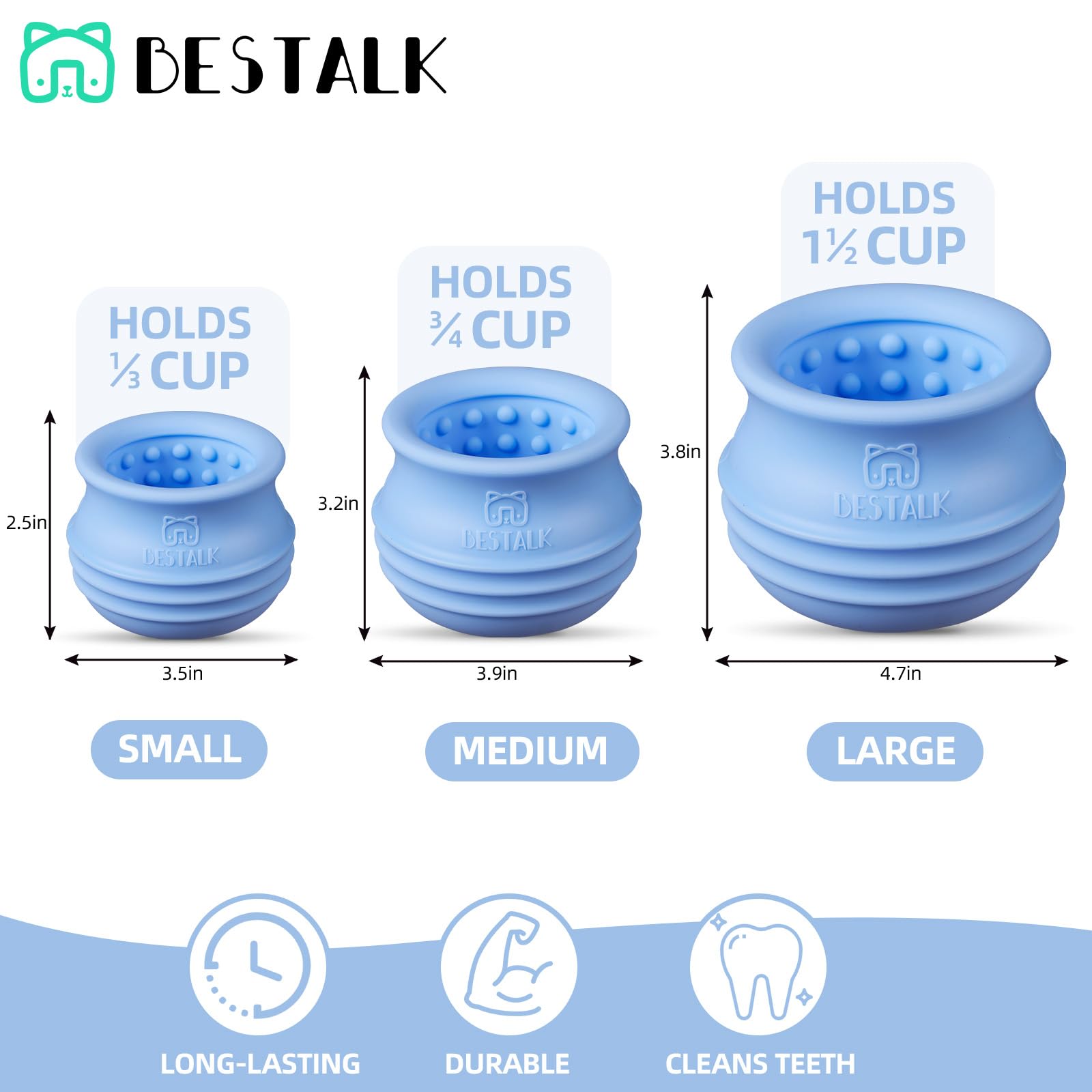 Bestalk matériau durable et lave-vaisselle facile pour nettoyage rapide.