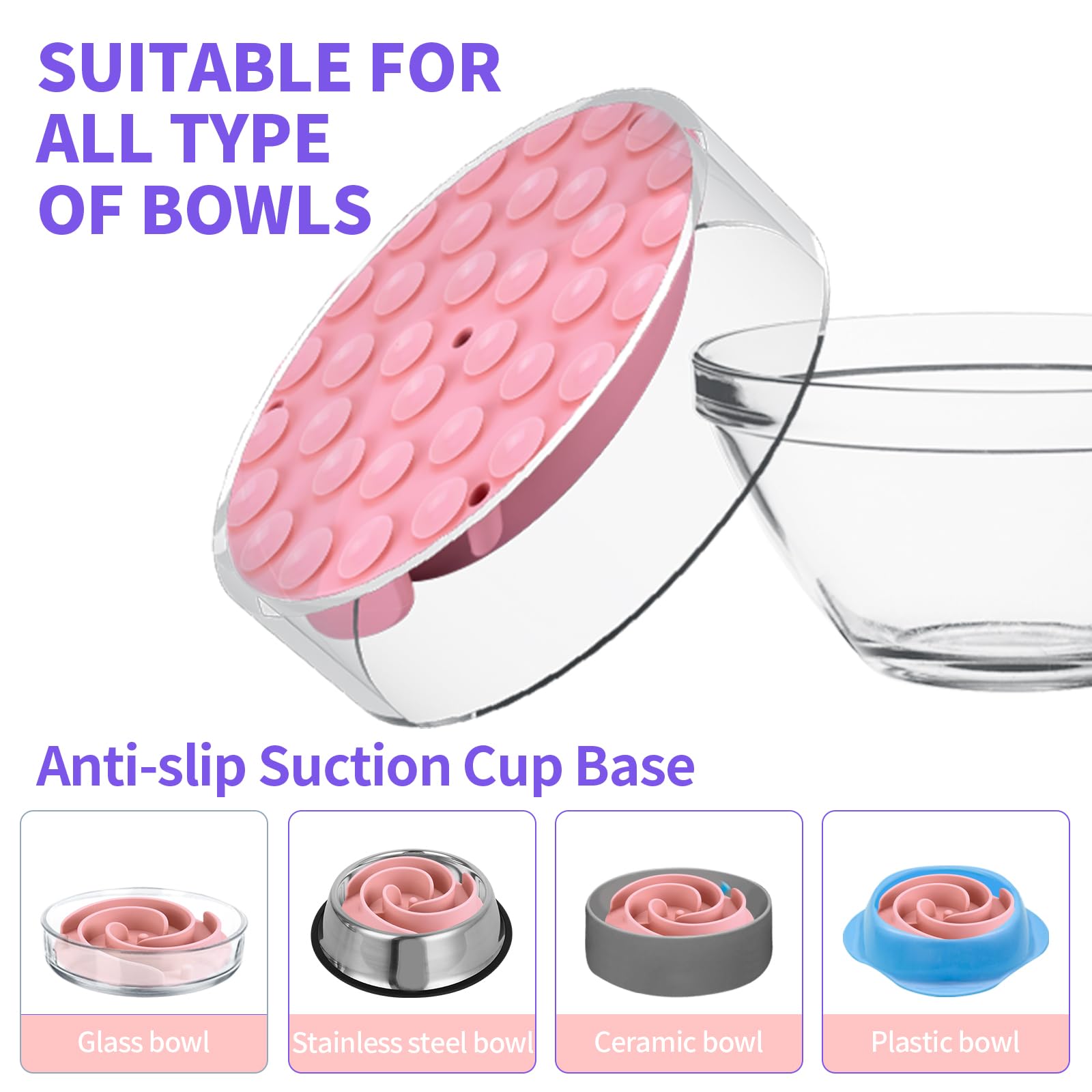 Bestalk facile nettoyage rose ralentisseur: compatible lave-vaisselle pour un entretien simple.