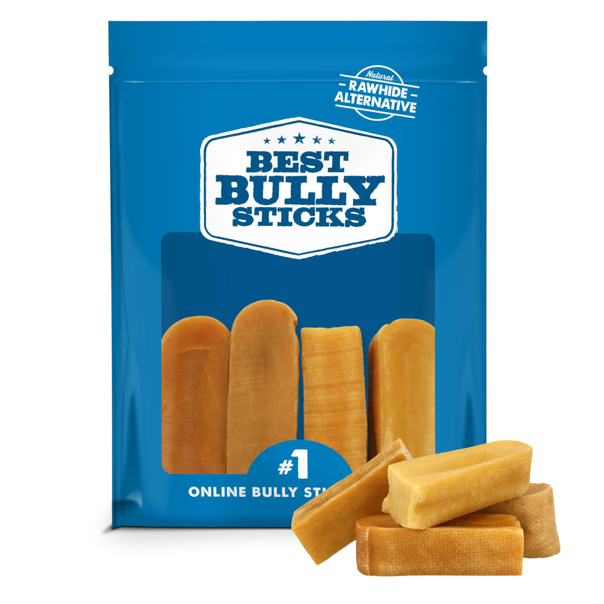 Best Bully Sticks emballage: snack naturel au fromage yak Himalaya pour chiens.