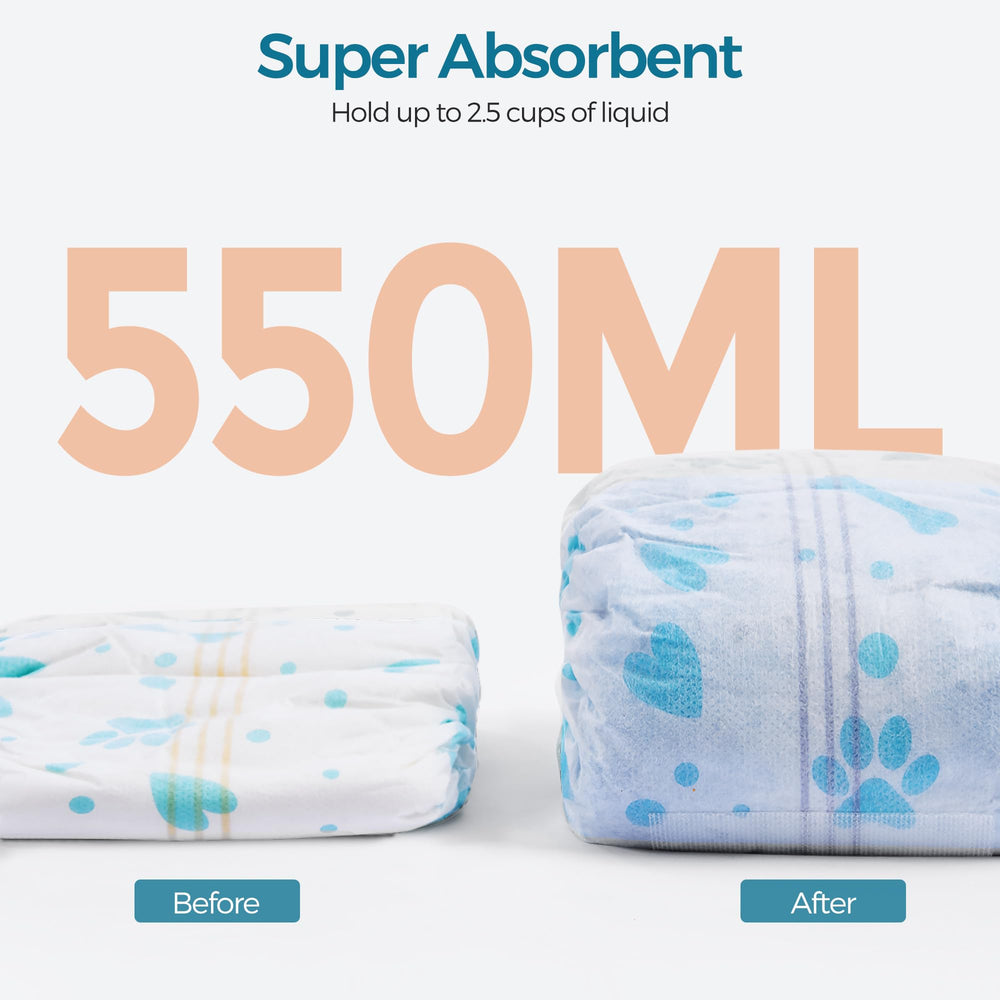 BESTLE couches mâle wrap – fermeture élastique et placement facile