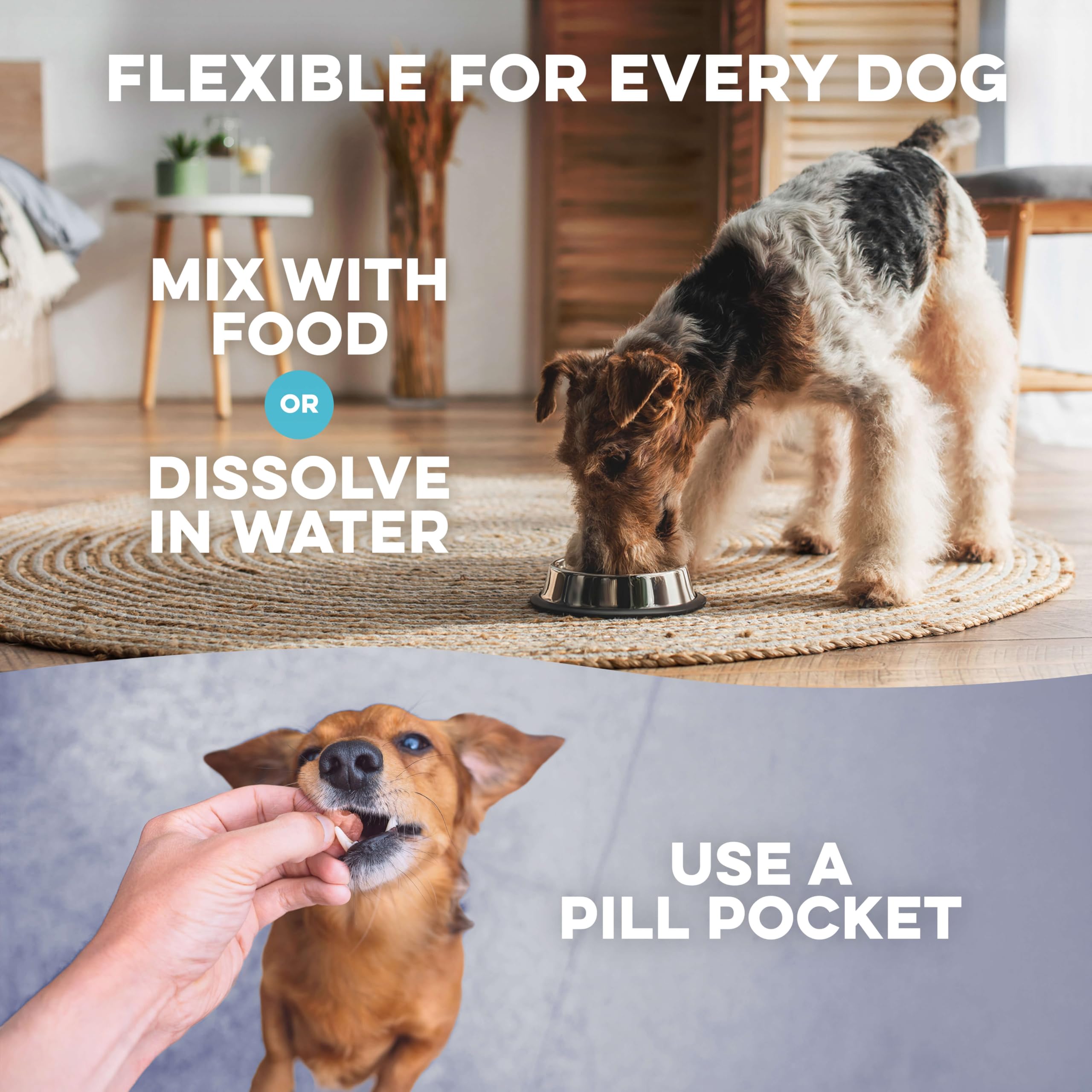 Pellets BestLife4Pets Breathe Easy taille mini pour chiens difficiles.