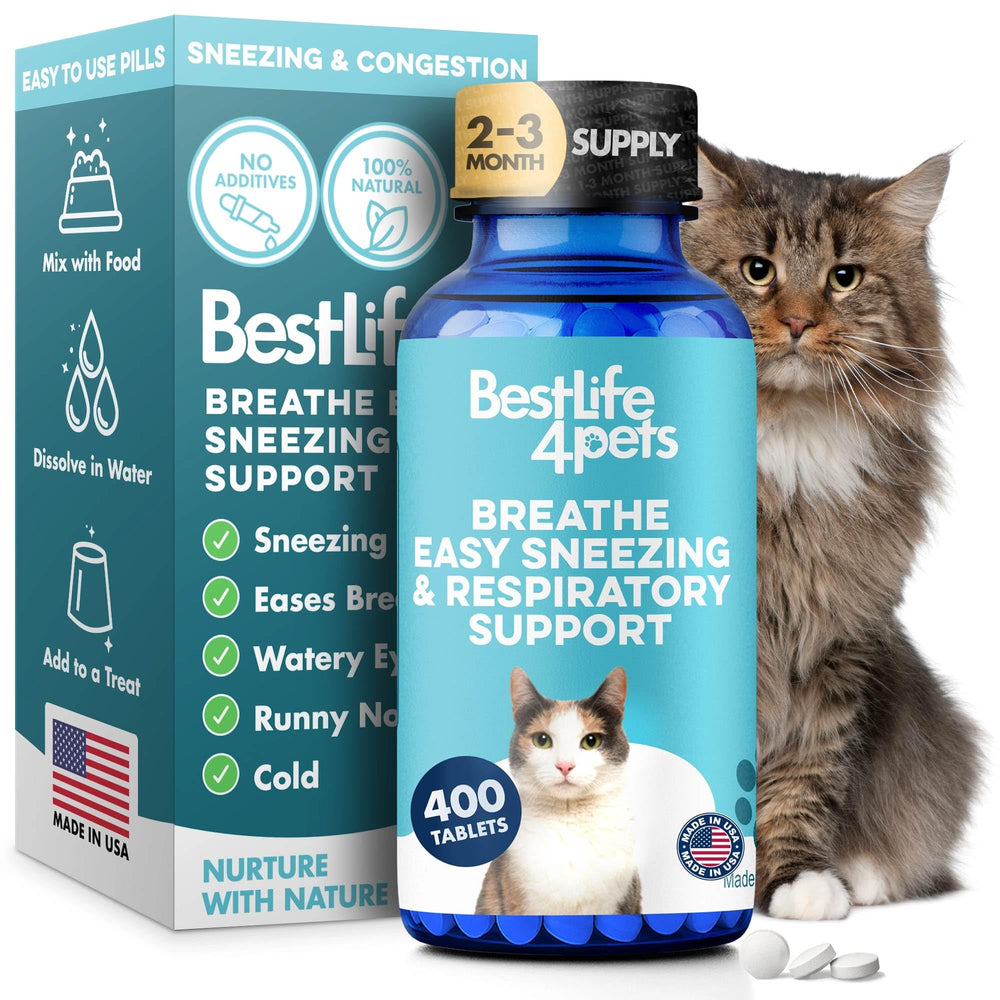 BestLife4Pets Confort respiratoire félin – bouteille pratique et facile à ranger.