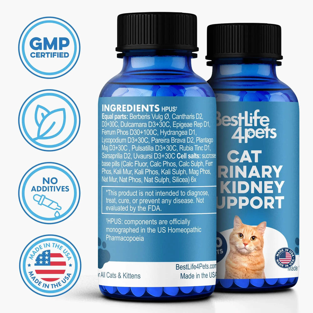 BestLife4Pets chat cristaux urinaires remède, image illustrative du produit.