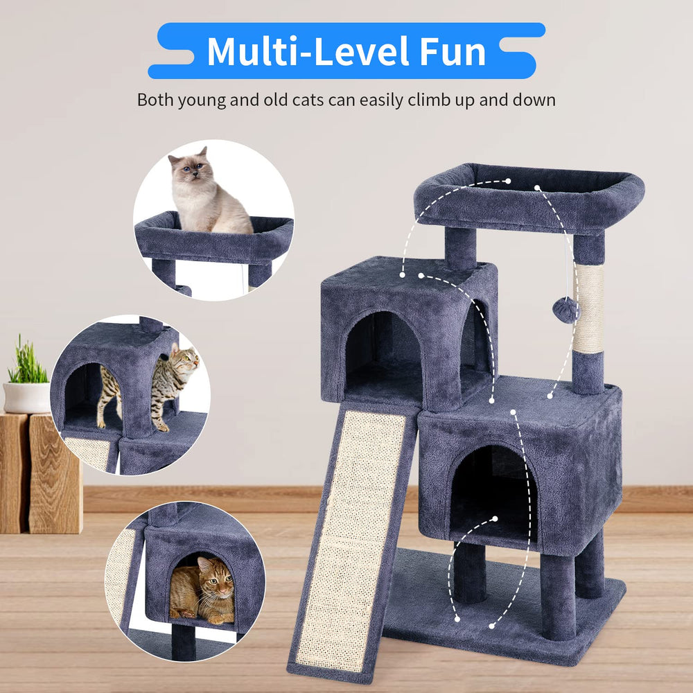 BestPet condo doubles avec portes frontales pour repos privé.