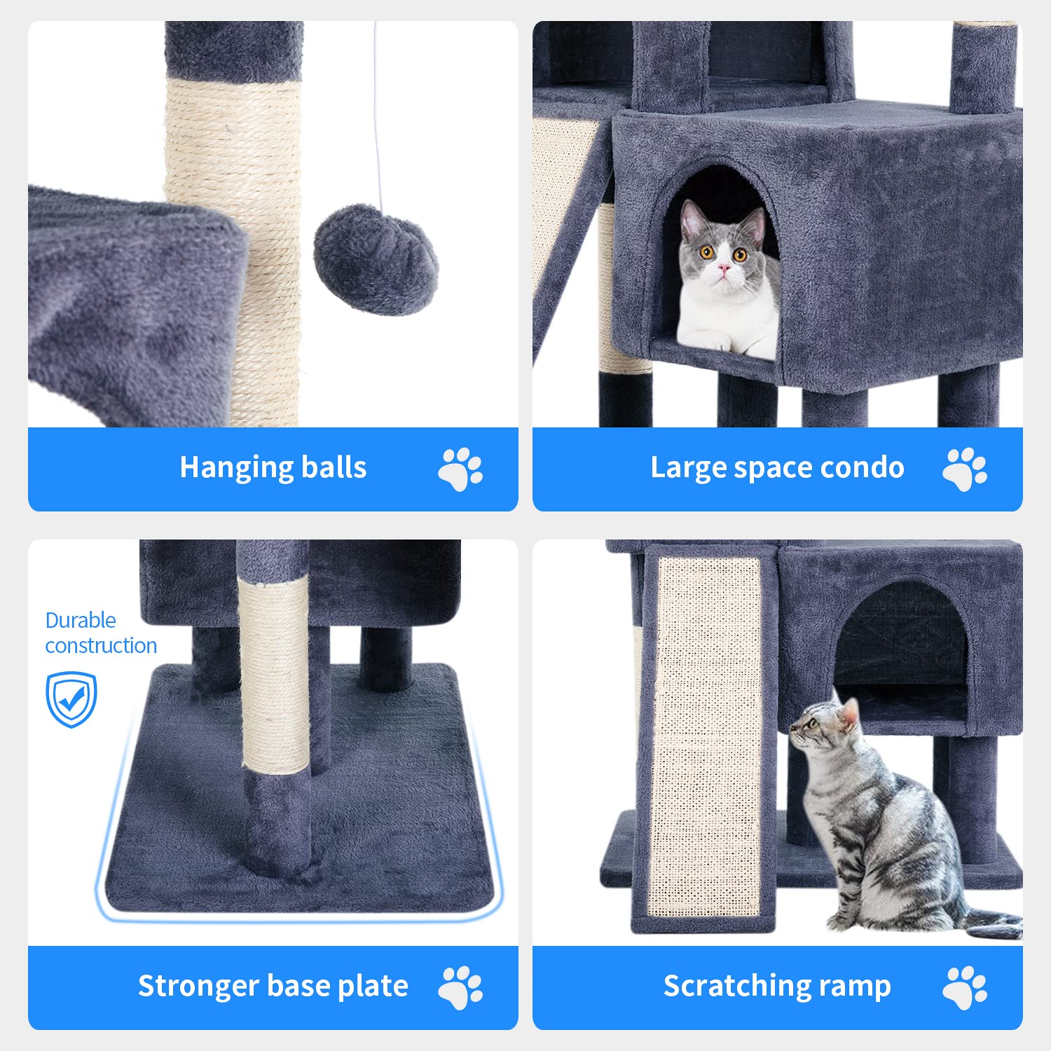 BestPet stabilité à trois piliers, structure fiable et sûre.