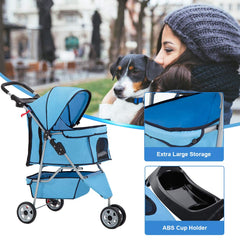 BestPet Poussette Roue Avant 360: maniabilité et direction simplifiée.