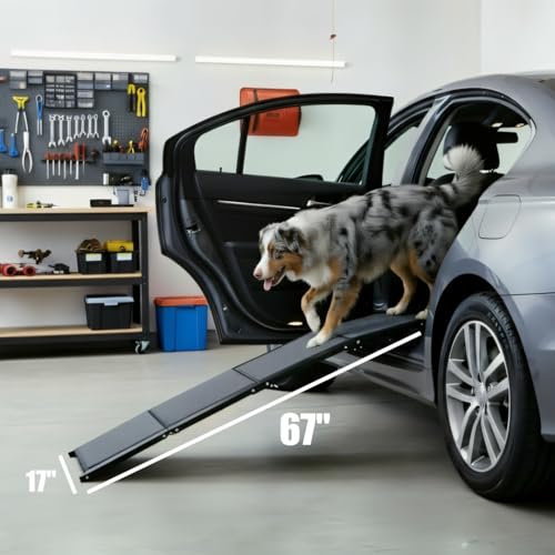BestVida rampe antiderapante PVC offre une traction fiable pour les pas du chien.