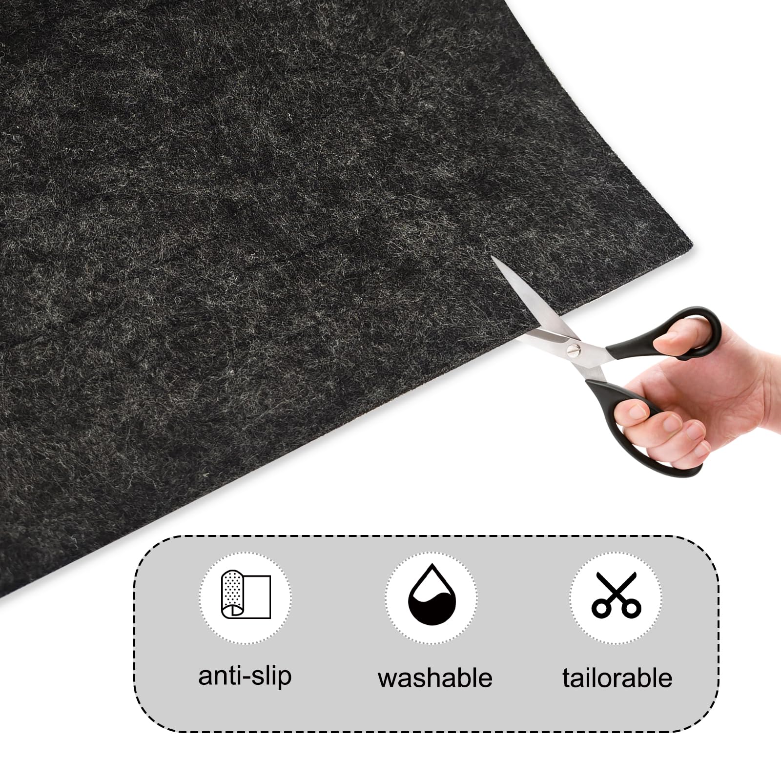 BETAGT tapis cage chien absorbant réutilisable, nettoyage facile et durable.