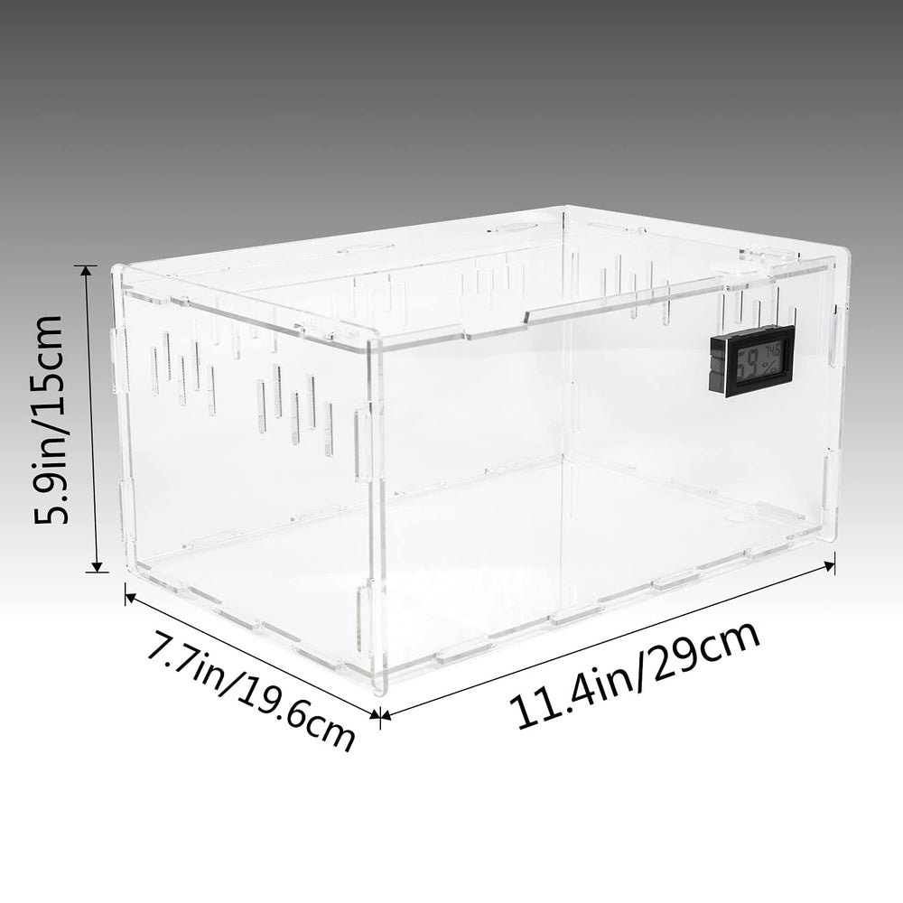 BETAZOOER terrarium transparent, vision claire pour surveiller le comportement.