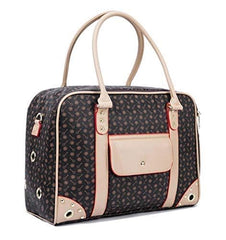 BETOP HOUSE sac porte-animal brun avec maille latérale pour ventilation