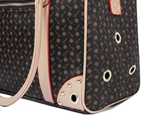 BETOP HOUSE sac porte-animal brun sangle réglable et détachable