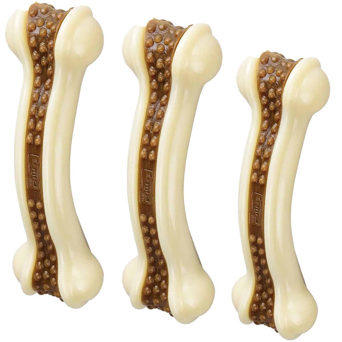 BETTEPROD os-dentaires-nylon-pack3: jouet robuste pour chiens qui mâchent fort.