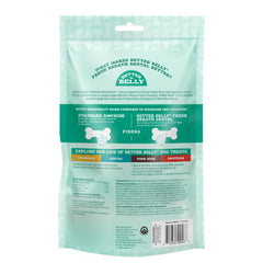 Better Belly friandises digestibles sans gluten pour chiens sensibles et faciles à mâcher.
