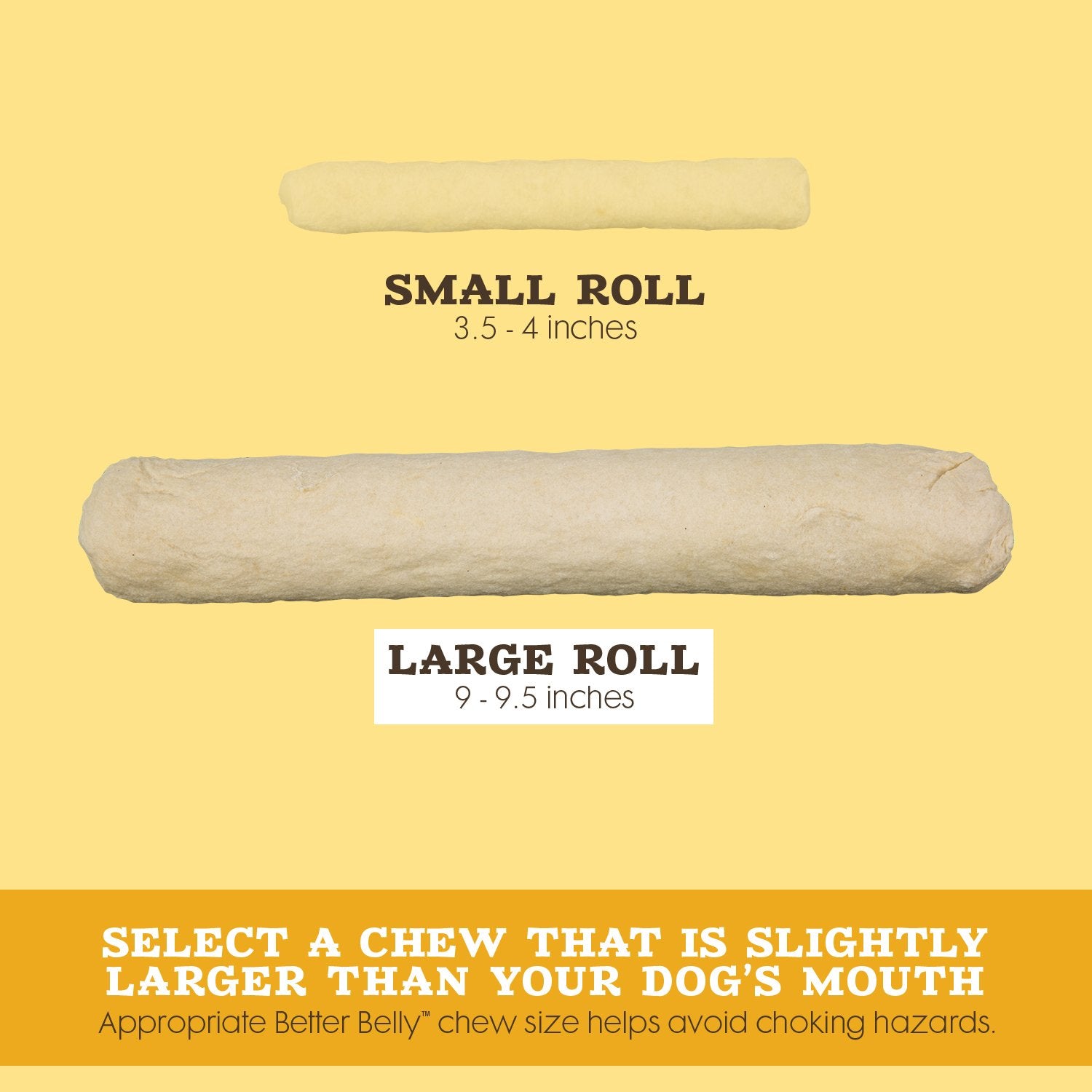 Better Belly – formulaire en rouleau, expérience de mastication agréable.