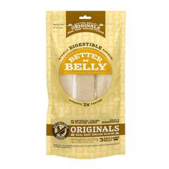 Better Belly Originals Large Rolls goût boeuf sirloin, récompense savoureuse pour chien.