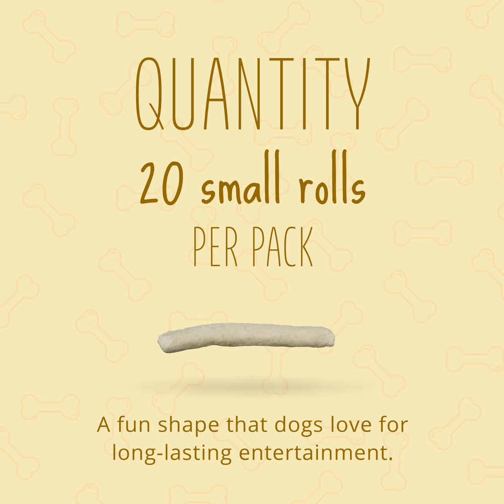 Better Belly Originals Paquet 20 rouleaux, présentation pratique pour le chien.
