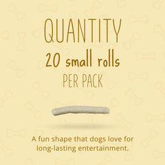 Better Belly Originals Paquet 20 rouleaux, présentation pratique pour le chien.