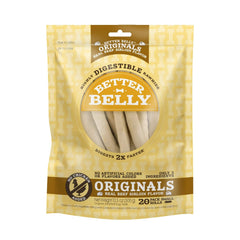 Better Belly Originaux Petits Rouleaux Boeuf Sirloin, friandise savoureuse pour chiens.