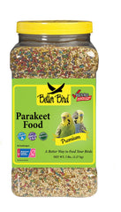 Better Bird: bocal de 2,27 kg pour nourriture de perruche, équilibre nutritionnel.